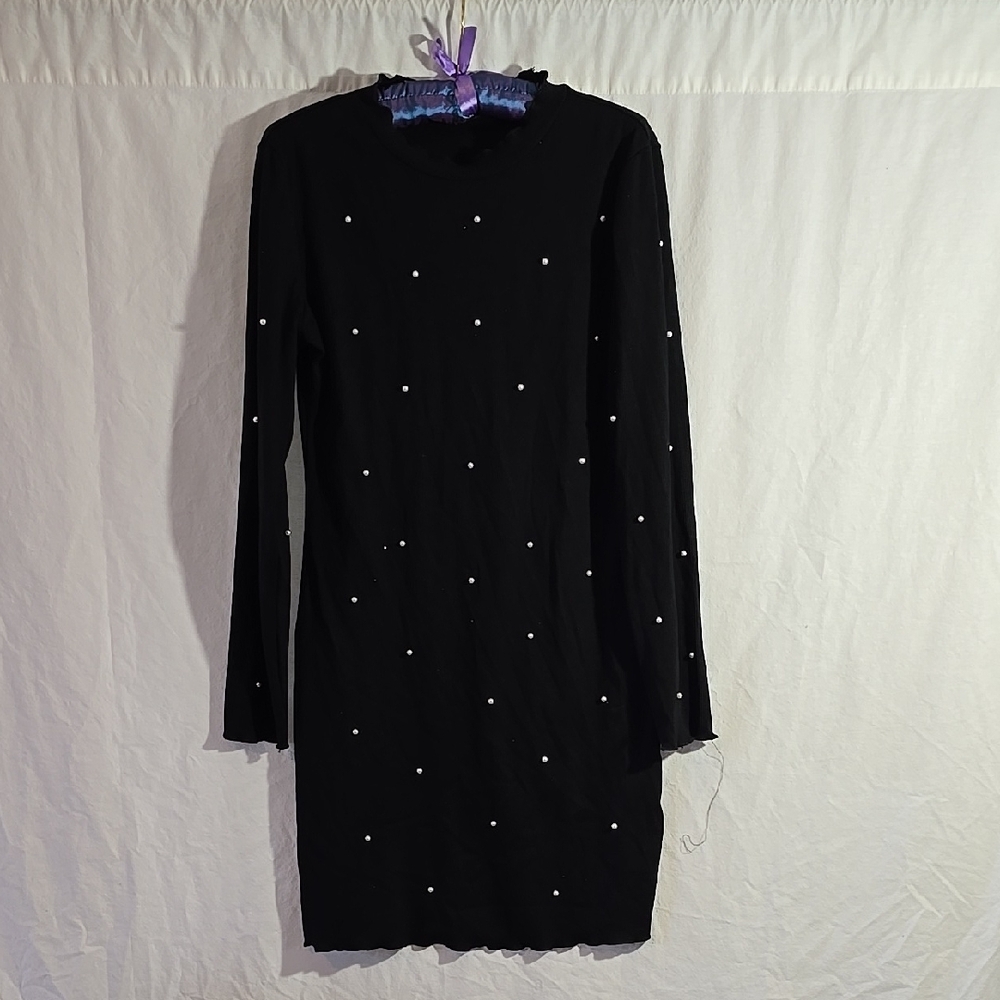 LAST CHANCE SHEIN Dress with Pearl Accents